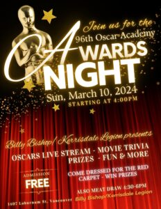 Academy Awards Meat Draw Gala Evening