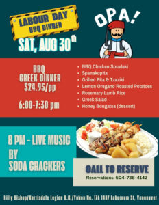 Labour Day BBQ