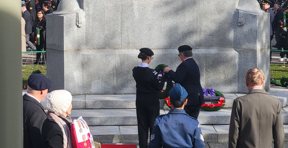 Our Branch Executive at Victory Square Cenotaph November 11, 2025