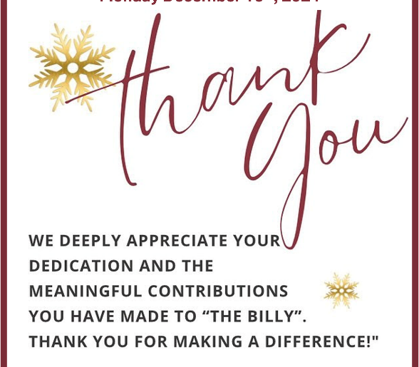 Volunteer and Staff Appreciation Event